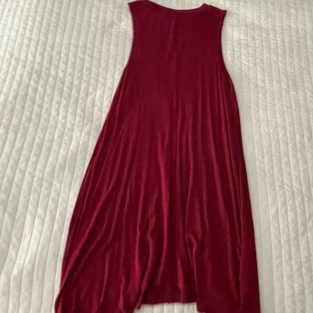 Red Living Doll halter neck sundress